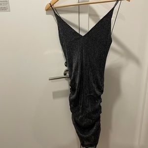 Black Shimmery Bodycon Dress